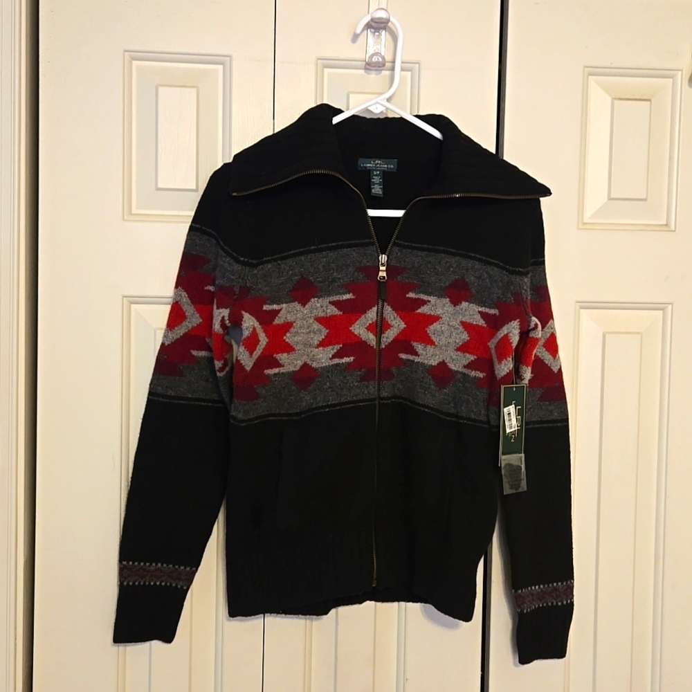 NWT Ralph Lauren Jeans Co Aztec Sweater size S/P
